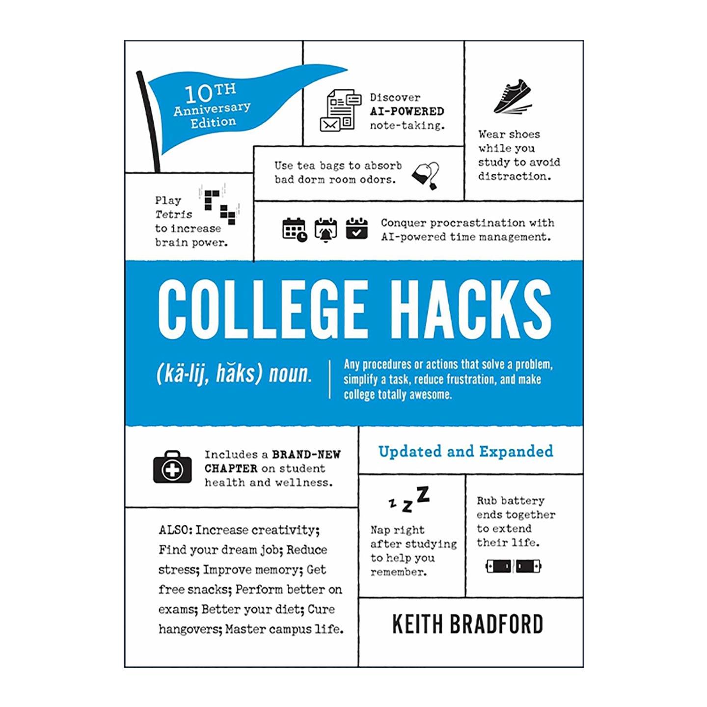 英文原版 College Hacks 学生生活指南10周年纪念版 更新修订 英文版 进口英语原版书籍