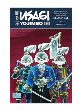 英文原版 Usagi Yojimbo Saga Legends 宫本兔 兔子武士传奇传说 第二版Dark Horse黑马漫画 Stan Sakai坂井正彦 进口英语原版书籍