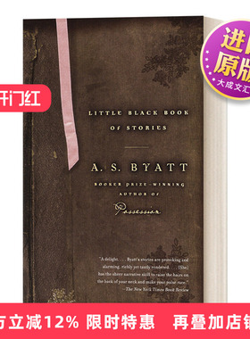 英文原版小说 Little Black Book of Stories Vintage International 黑色小书故事集 A S Byatt拜厄特 英文版 进口英语原版书籍