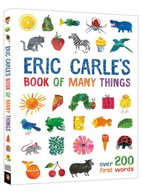 英文原版 Eric Carle's Book of Many Things 艾瑞卡尔入门级主题词典 精装版 英文版 进口英语原版书籍儿童图书