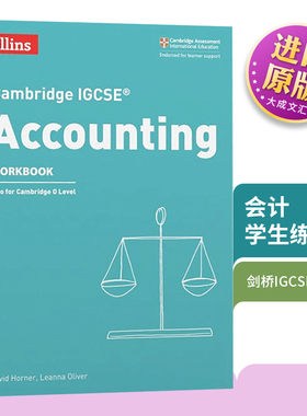 剑桥IGCSE会计学生练习册 英文原版 CAMBRIDGE IGCSE Accounting Workbook 英文版 Collins UK 进口英语原版书籍