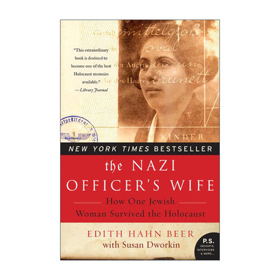 英文原版 The Nazi Officer's Wife 纳粹军官的犹太妻子 大屠杀中的一个幸存奇迹 英文版 进口英语原版书籍