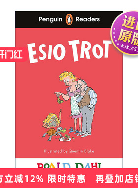 英文原版 Penguin Readers Level 1 Roald Dahl Esio Trot 企鹅分级阅读1级 罗尔德达尔 小乌龟是怎样长大的 进口英语原版书籍
