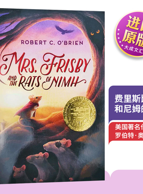 Mrs. Frisby and the Rats of Nimh 英文原版小说 尼姆的老鼠 纽伯瑞金奖 费里斯比太太 儿童文学读物 英文版进口英语课外阅读书籍