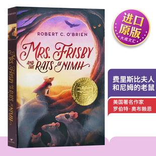 费里斯比太太 and Rats Mrs. 英文原版 纽伯瑞金奖 儿童文学读物 老鼠 the 尼姆 小说 进口英语课外阅读书籍 英文版 Nimh Frisby
