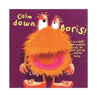 Boris 冷静点鲍里斯 进口英语原版 Calm 书籍 英文版 Down 儿童启蒙认知绘本精装 英文原版 带玩偶