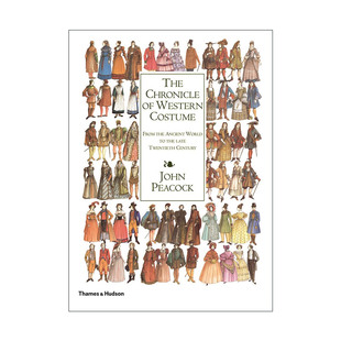 Western Costume 西方服饰编年史从古代世界到20世纪后期 英文原版 进口英语原版 英文版 书籍 Chronicle