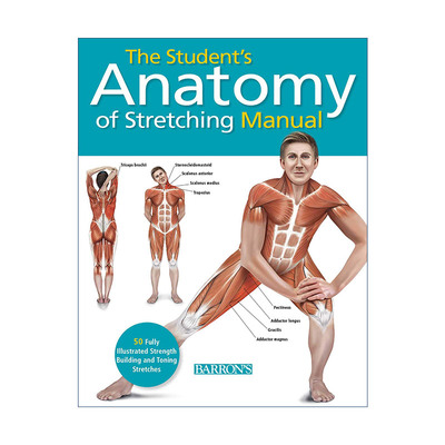 英文原版 Student's Anatomy of Stretching Manual 巴朗学生解剖拉伸手册 英文版 进口英语原版书籍