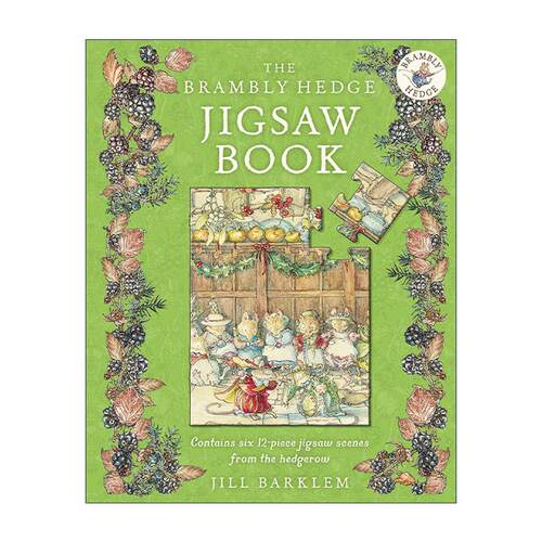 英文原版 The Brambly Hedge Jigsaw Book 野蔷薇村的故事 趣味拼图书 精装 英文版 进口英语原版书籍