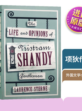The Life and Opinions of Tristram Shandy Gentleman 英文原版小说外国文学 项狄传 劳伦斯斯特恩 英文版书 进口英语书籍