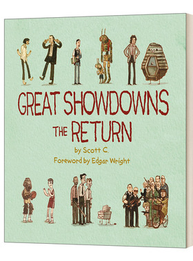英文原版 Great Showdowns the Return Scott Campbell的异想电影插画 归来 英文版 进口英语原版书籍
