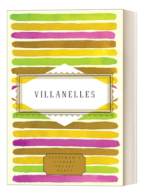 英文原版 Villanelles 十九行诗集 Everyman精装收藏版 口袋诗歌系列 英文版 进口英语原版书籍