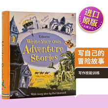 英文原版 Write Your Own Adventure Stories 写自己的冒险故事 趣味插图英文学习参考指南 冒险故事创作指南 英文版 进口英语书籍