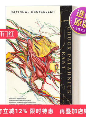 英文原版 Rant 撞车俱乐部 长篇惊悚讽刺小说 纽约时报畅销书作者Chuck Palahniuk 英文版 进口英语原版书籍
