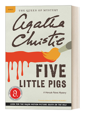 英文原版小说 Five Little Pigs 五只小猪 啤酒谋杀案 阿加莎侦探推理小说 英文版 进口英语原版书籍
