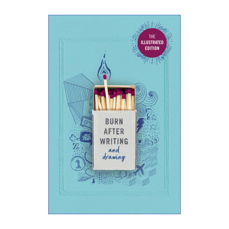 英文原版 Burn After Writing (Teen) 写后即焚 青少年版 创意笔记本 英文版 进口英语原版书籍