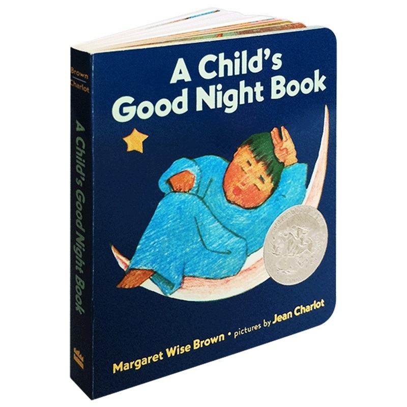 A Child's Good Night Book 英文原版绘本 小朋友说晚安 凯迪克银奖作品 goodnight moon 同作者名家绘本 进口原版英文英语纸板书