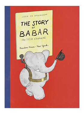 英文原版 The Story of Babar 小象巴贝尔的故事 巴巴的故事 法国儿童经典精装绘本 让·德·布吕诺夫 英文版 进口英语原版书籍