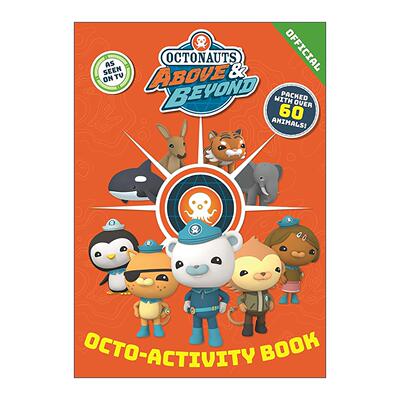 英文原版 Octonauts Above & Beyond Octo-Activity Book 海底小纵队 儿童益智游戏绘本 迷宫猜谜 英文版 进口英语原版书籍
