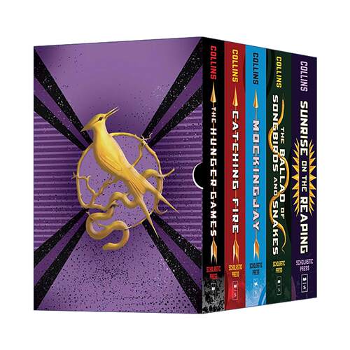 英文原版 Hunger Games 5 Book 饥饿游戏5册盒装 精装 英文版 进口英语原版书籍