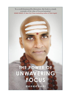 英文原版 The Power of Unwavering Focus 一次只做一件事 如何练习专注力 丹达帕尼 英文版 进口英语原版书籍