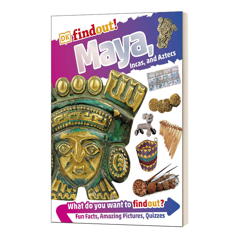 英文原版 DKfindout Maya Incas and Aztecs DK发现系列 玛雅人 印加人和阿兹特克人 英文版 进口英语原版书籍儿童图书