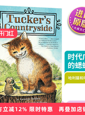 英文原版 Tucker'S Countryside 时代广场的蟋蟀2 儿童读物 Chester Cricket and His Friends 英文版 进口英语原版书籍