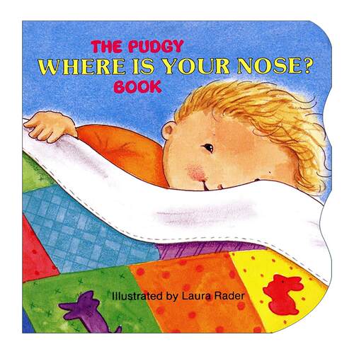 英文原版 The Pudgy Where Is Your Nose Pudgy Board Books 你的鼻子在哪里 儿童身体部位启蒙认知绘本 纸板书 Grosset & Dunlap