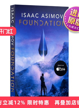 英文原版 Foundation 1 FOUNDATION TV tie-in edition 基地 科幻小说改编电视剧版 Isaac Asimov 英文版 进口英语原版书籍