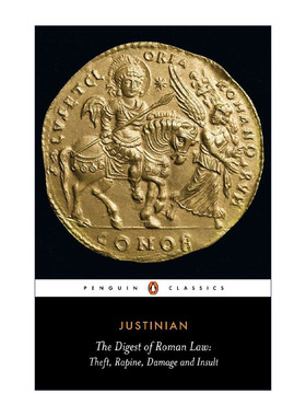 英文原版 The Digest of Roman Law 罗马法文摘 盗窃 掠夺 损害与侮辱 Justinian 企鹅经典 英文版 进口英语原版书籍