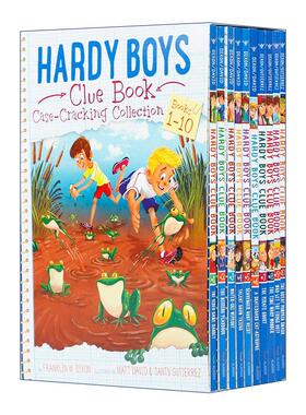 英文原版 Hardy Boys Clue Book Case-Cracking Collection 哈迪男孩 谜案系列1-10册盒装 英文版 进口英语原版书籍