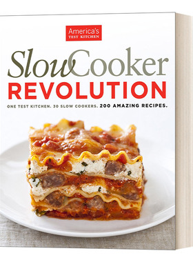 英文原版 Slow Cooker Revolution 慢锅革命 一个试验厨房 30个慢锅 200个神奇食谱 America's Test Kitchen 英文版 进口英语书籍