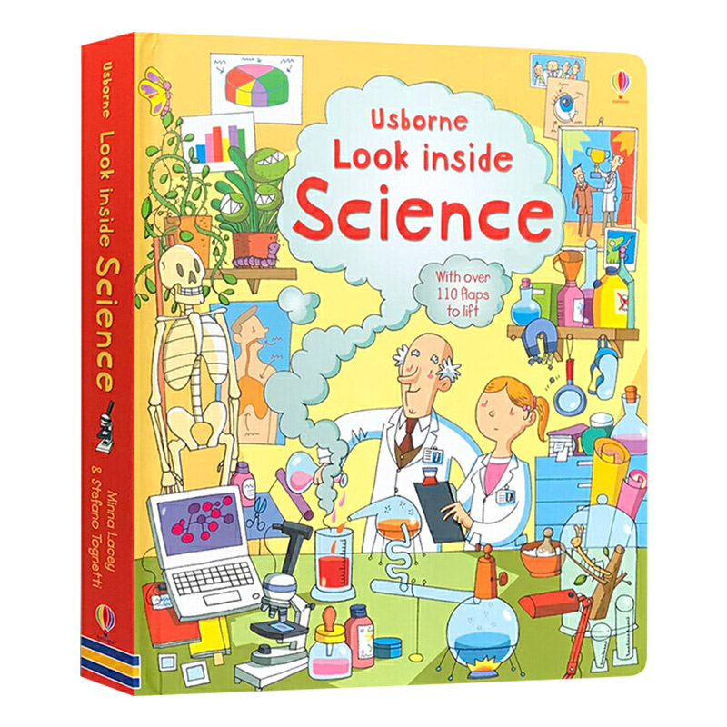 Usborne Look Inside Science英文原版尤斯伯恩看里面系列揭秘科学儿童科普知识翻翻书英文版英语早教书原版书籍