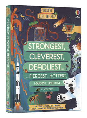 英文原版 Lift-the-Flap Strongest  Cleverest  Deadliest 更强壮更聪明 奇妙世界百科翻翻书 精装 英文版 进口英语原版书籍