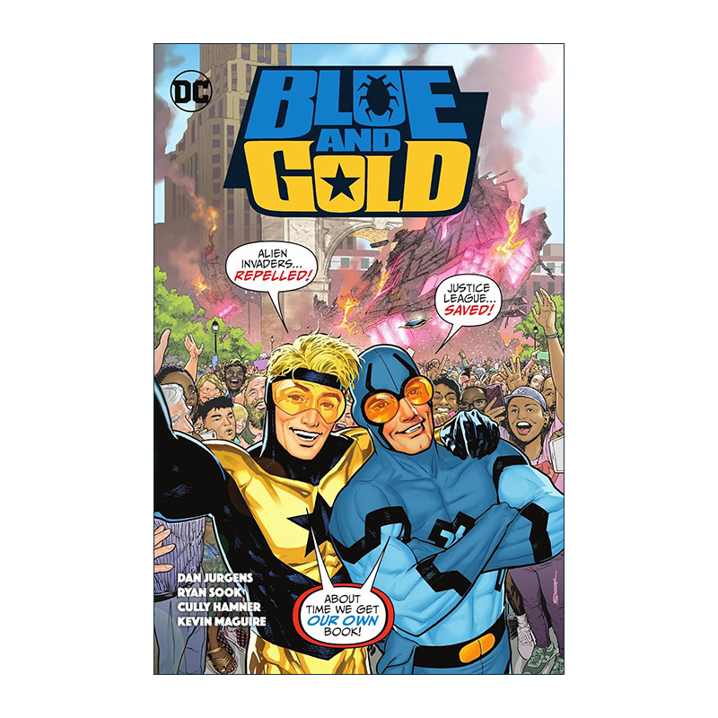 英文原版 Blue and Gold 蓝甲虫与金色先锋 DC漫画 Dan Jurgens 英文版 进口英语原版书籍