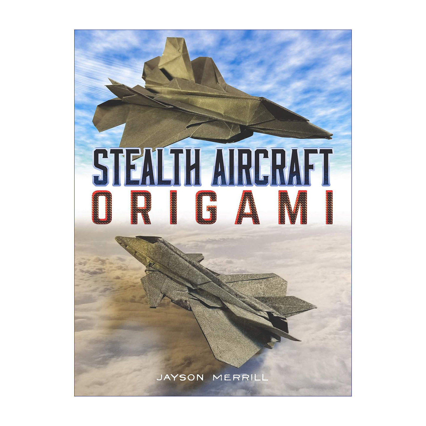 英文原版隐形飞机折纸