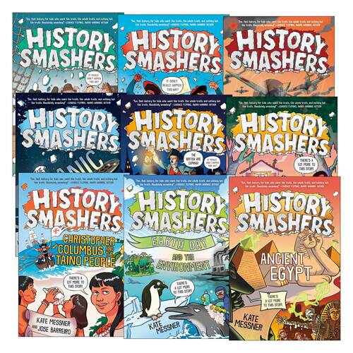 英文原版 History Smashers 历史粉碎机系列9册 儿童科普百科 Kate Messner 英文版 进口英语原版书籍