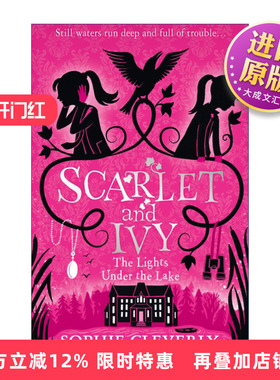 英文原版 The Lights Under the Lake 斯嘉丽和艾薇推理系列4 湖底之谜 Sophie Cleverly儿童侦探小说 英文版 进口英语原版书籍