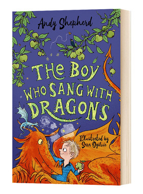 养龙的男孩5 英文原版 The Boy Who Sang With Dragons 和龙一起唱歌 The Boy Who Grew Dragons 进口学生课外阅读书籍