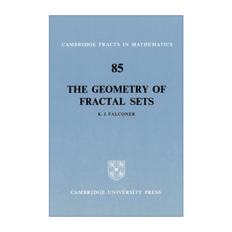 英文原版 The Geometry of Fractal Sets 分形集的几何学 剑桥数学丛书系列 英文版 进口英语原版书籍