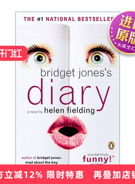 英文原版小说 Bridget Jones's Diary 单身日记 同名电影原著 Helen Fielding 英文版 进口英语原版书籍