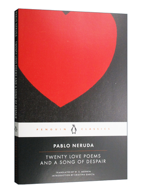 英西双语 聂鲁达 二十首情诗和一首绝望的歌 豆瓣9.2分 Twenty Love Poems and a Song of Despair by Pablo Neruda 英文原版