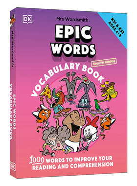 英文原版 Mrs Wordsmith Epic Words Vocabulary Book Key Stages1-2 沃德史密斯夫人 词汇书 4-8岁 精装 英文版 进口英语原版书籍