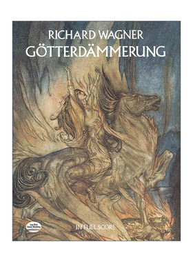 英文原版 Gotterdammerung in Full Score 理查德·瓦格纳歌剧尼伯龙根的指环第三日剧众神的黄昏全谱 Richard Wagner 英文版