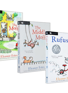 英文原版 Eleanor Estes 纽伯瑞奖作家 3册 儿童文学 少儿课外读物小说 Middle Moffat/Rufus 英文版 进口英语原版书籍
