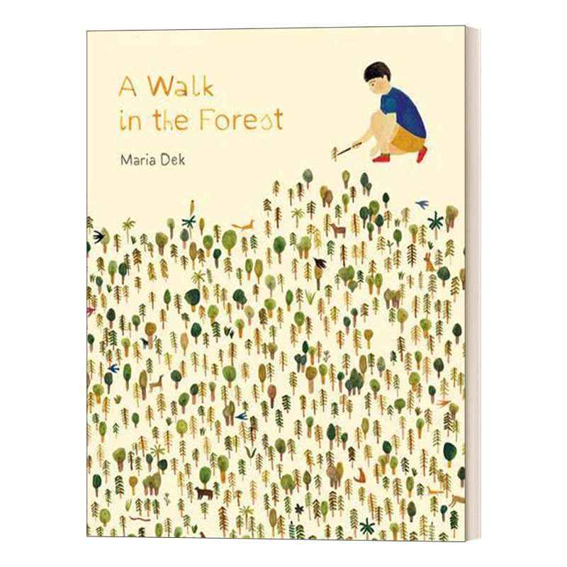英文原版绘本 A Walk in the Forest 在森林里散步 精品绘本 英文版 进口英语原版书籍