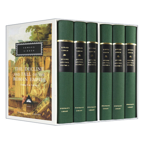 精装 英文原版 Decline and Fall of the Roman Empire Volumes 1 to 6 罗马帝国衰亡史1-6 英文版