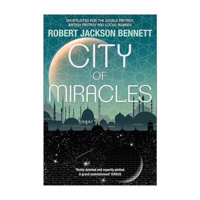 英文原版 City of Miracles 奇迹之城 阶梯之城三部曲3 The Divine Cities 入围雨果奖 英文版 进口英语原版书籍