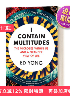 英文原版 I Contain Multitudes 人体微生物的奥秘 英文版 进口英语原版书籍