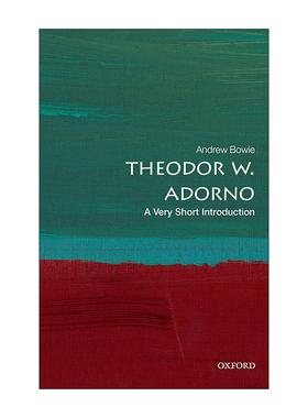 英文原版 Theodor W Adorno A Very Short Introduction 西奥多·阿多诺 牛津通识读本 英文版 进口英语原版书籍